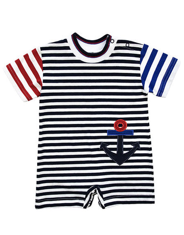 Striped anchor longall for a boy